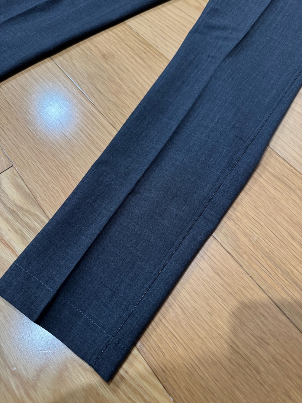 Brunello Cucinelli Gray Tailored Dress Pants - Picture 4 of 11